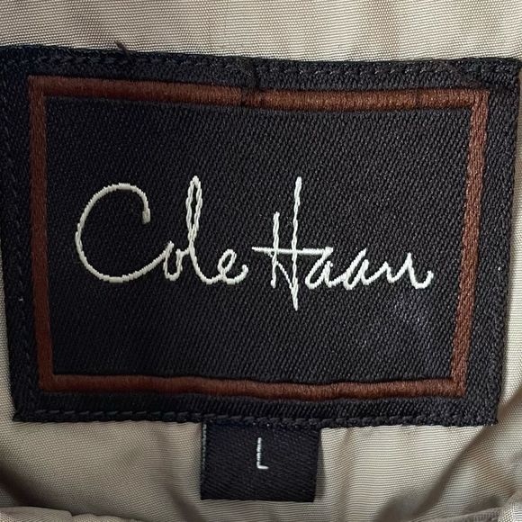 Cole Haan Tan Trench Coat size L - Picture 4 of 12